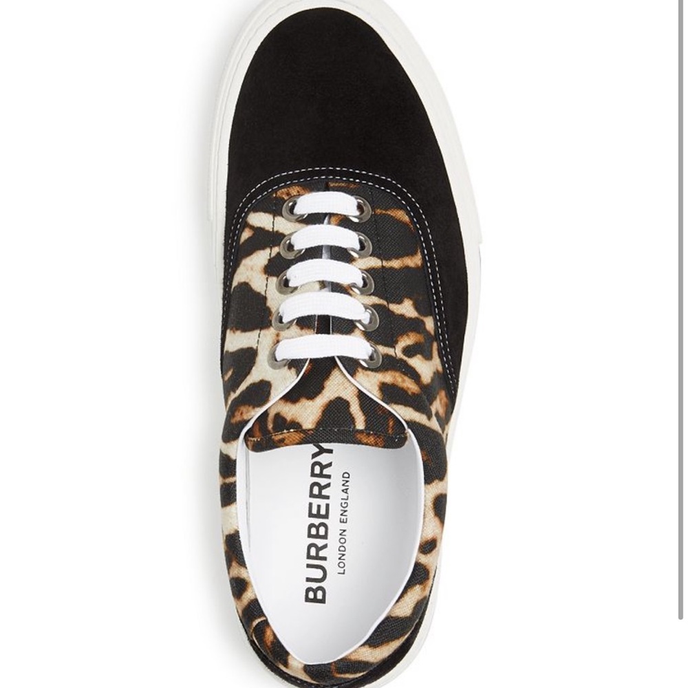 BURBERRY🍂🍁Wilson Leopard sneakers Sz 9 men